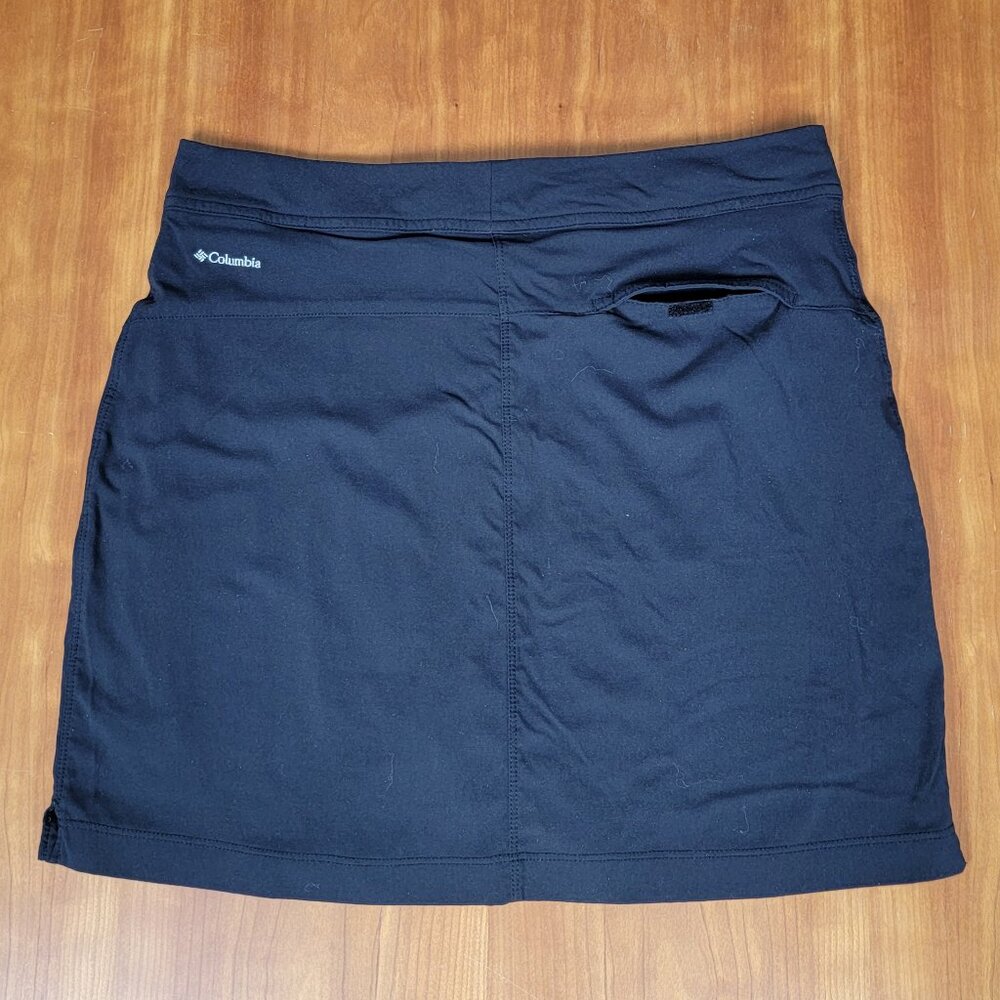 Women's Columbia Black Athletic Skort with Back Pocket - 6 - Picture 9 of 10